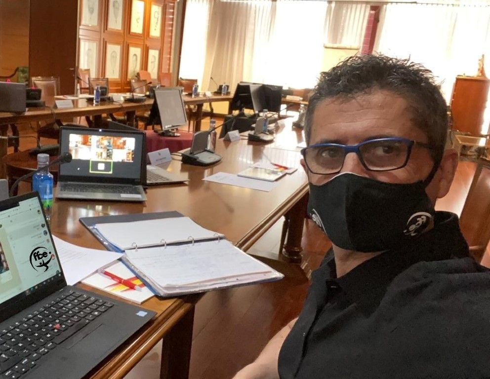 García Gaona informa de su participación en la reunión de la Comisión de Presidentes de la RFEF   