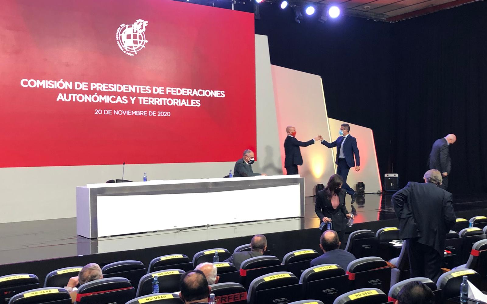 García Gaona participa en la Comisión de Presidentes de Federaciones Autonómicas y Territoriales de la RFEF