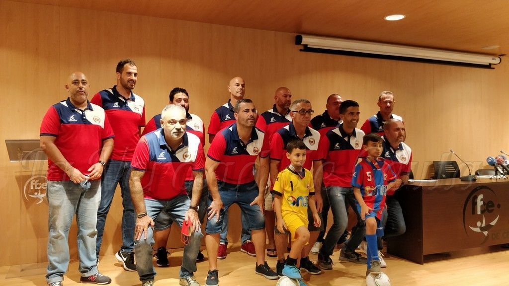 El cuerpo técnico del CD Puerto 2020/2021 se presenta en sociedad