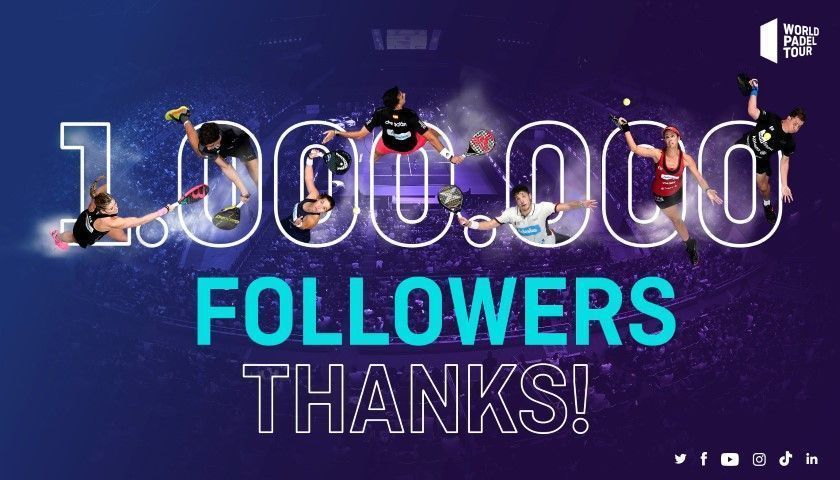 El World Padel Tour alcanza el millón de followers en las redes sociales