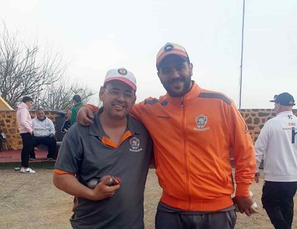 Juan Rovira y Lola Villarrubia ganan la fase previa y formarán parte de la Selección de Petanca. Fotos cedidas