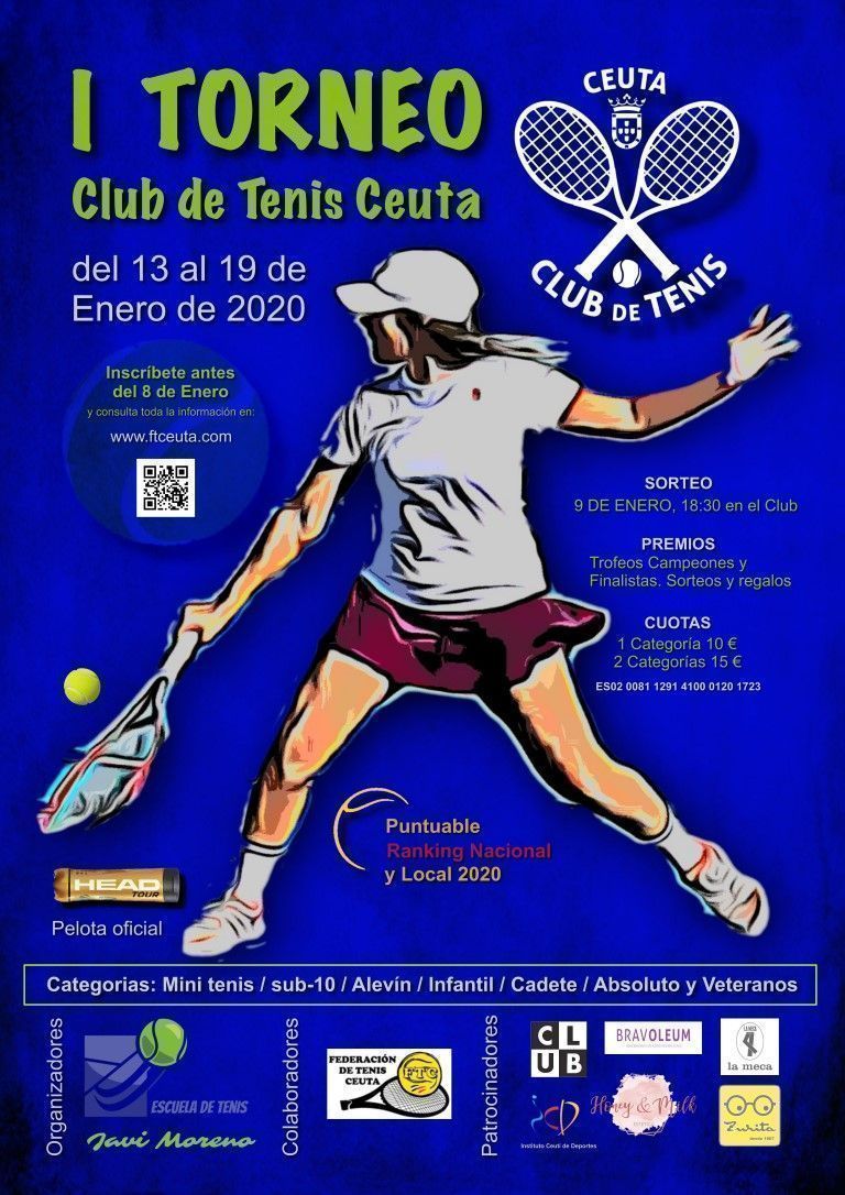 La Federación organiza el ‘I Torneo Club de Tenis de Ceuta’