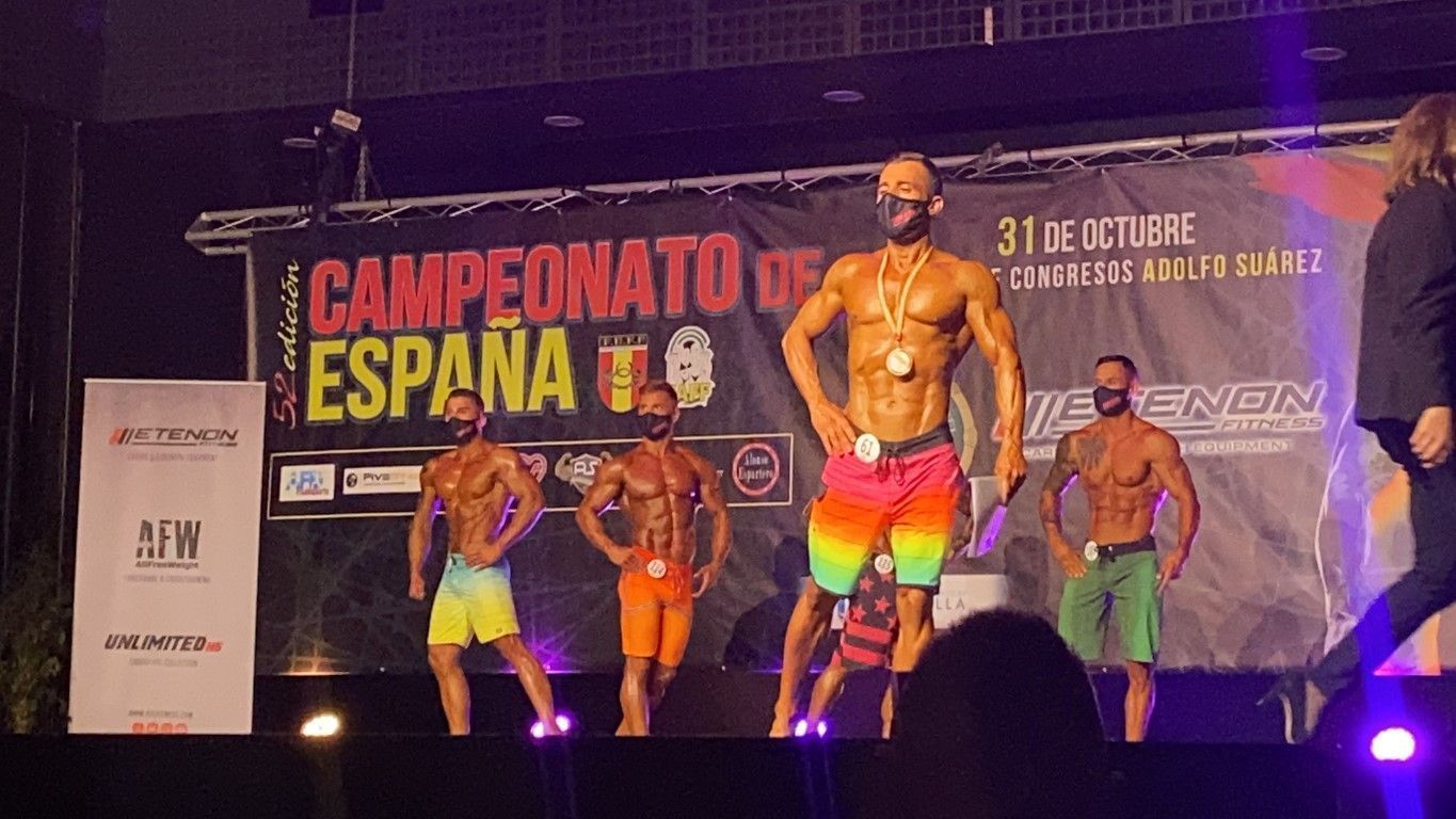 Tres ceutíes participan en el Campeonato Nacional de Fisioculturismo y Fitness
