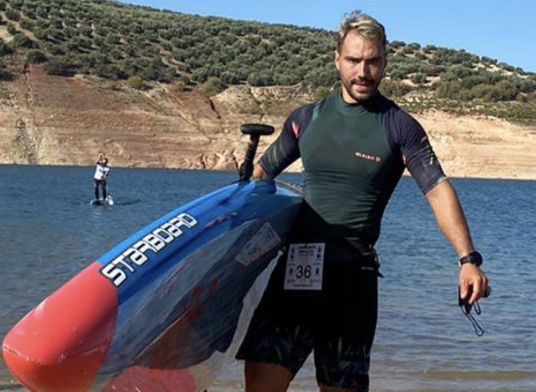 El ceutí Juan Carlos Gómez se proclama subcampeón de Andalucía de paddle surf