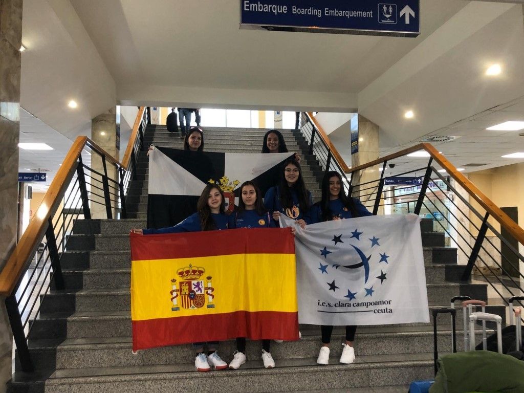 Un grupo de alumnas del Clara Campoamor se desplazan a Rumanía