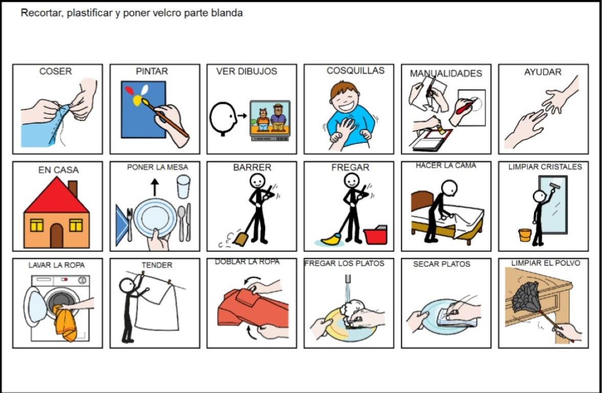 El CEE San Antonio envía material con pictogramas para sus alumnos