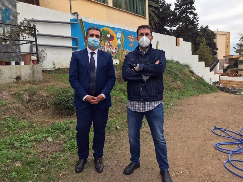 Carlos Rontomé visita el proyecto de educación medioambiental del colegio Ortega y Gasset