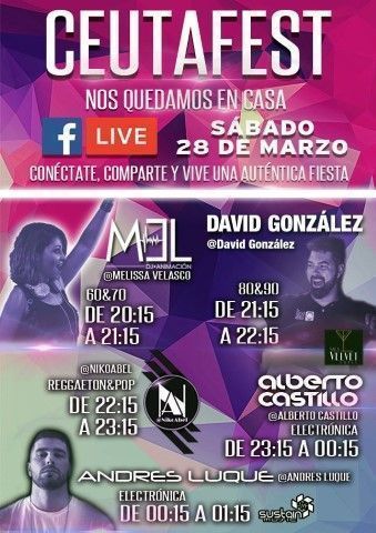 Este sábado disfruta desde casa con CEUTA FEST