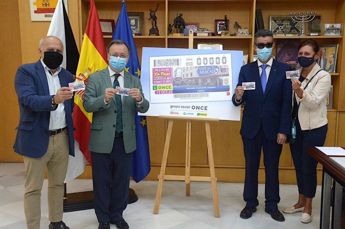 El cupón de la ONCE enseña el Mercado Central de Ceuta