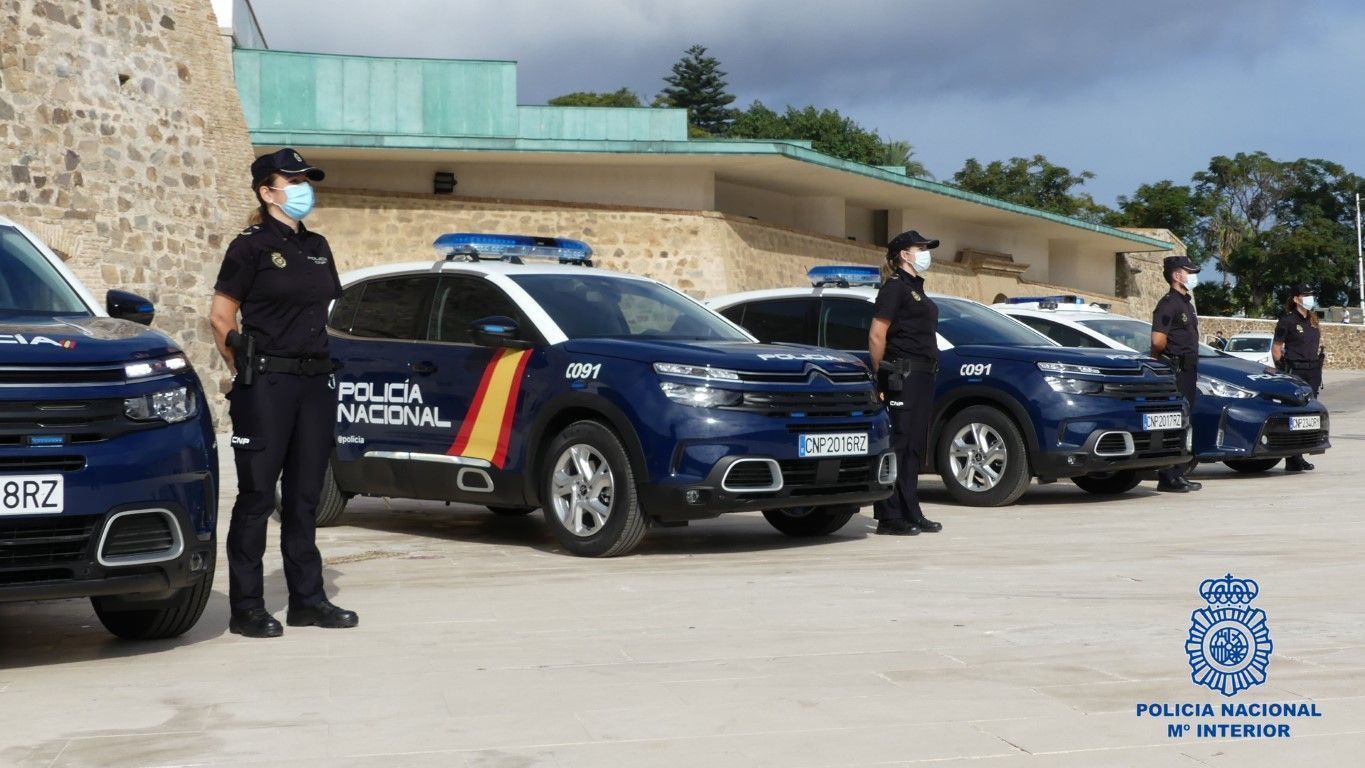 La Policía Nacional incorpora nuevos vehículos  a la Jefatura Superior de Ceuta. 