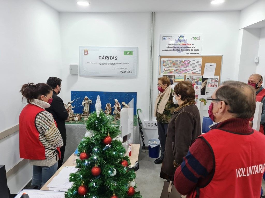 Delegada visita Caritas