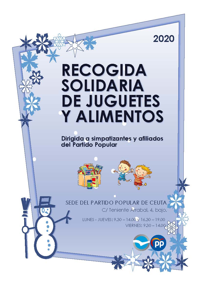 Nuevas Generaciones pone en marcha la campaña de recogida de alimentos y juguetes