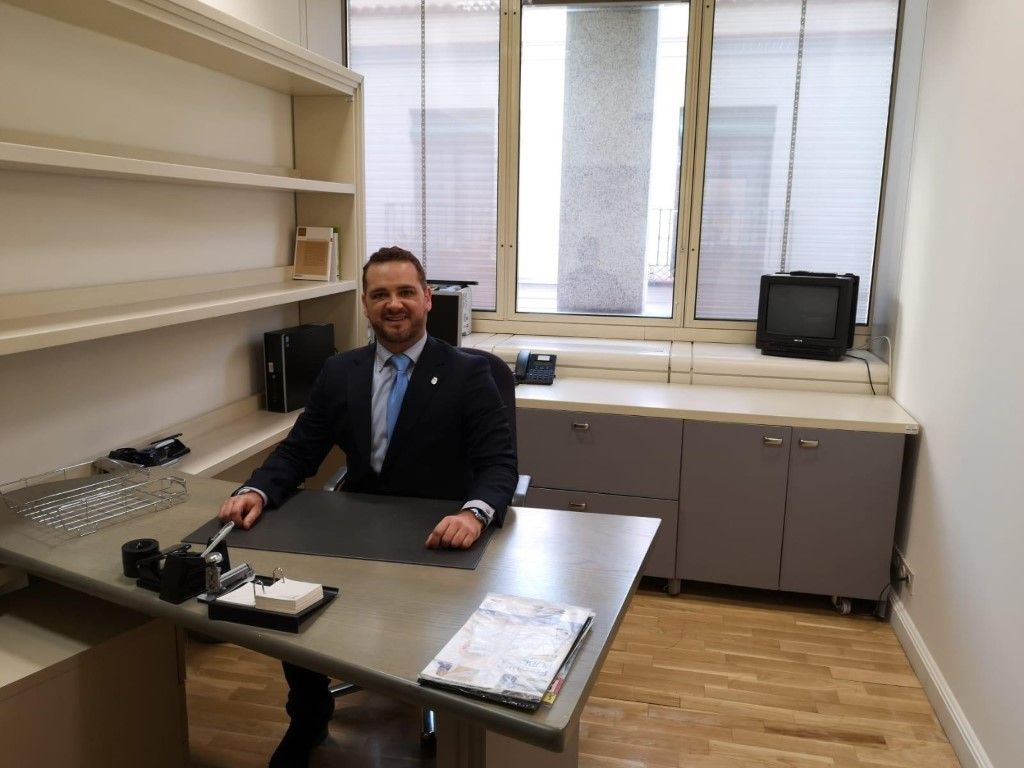 El senador David Muñoz, elegido portavoz del PP en la Comisión de Educación y Formación Profesional