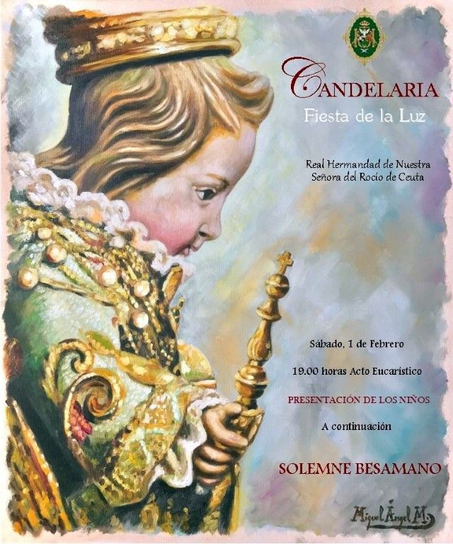 La hermandad del Rocío celebra el 1 de febrero “La Candelaria”