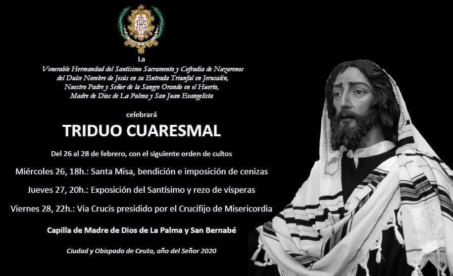 La cofradía de la Pollinica inicia mañana el tríduo cuaresmal