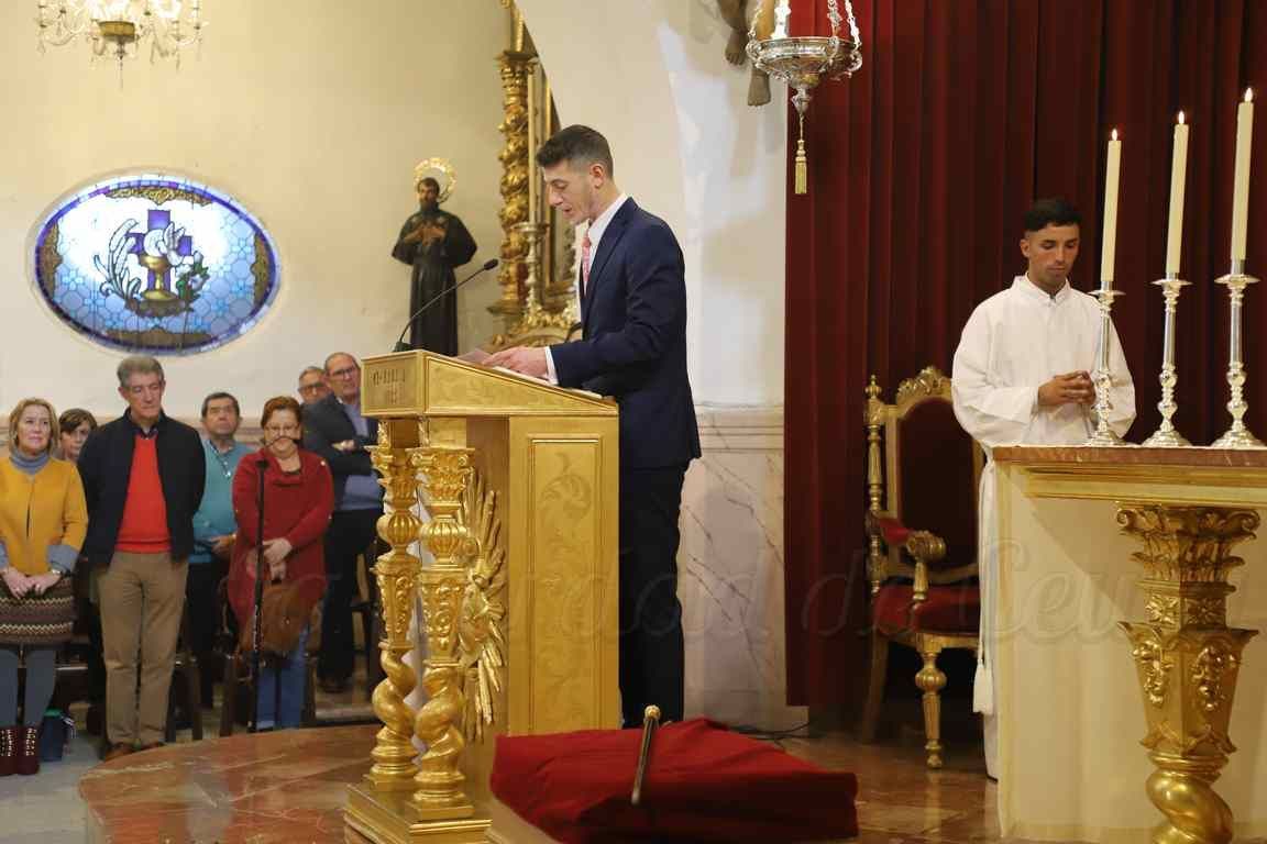  El Pregonero de la Semana César Luis Gómez Hort, Entrega de Escudo de Oro y Cofrades 