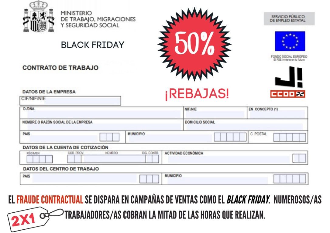 Jóvenes CCOO pide acabar con el fraude contractual en los nuevos contratos