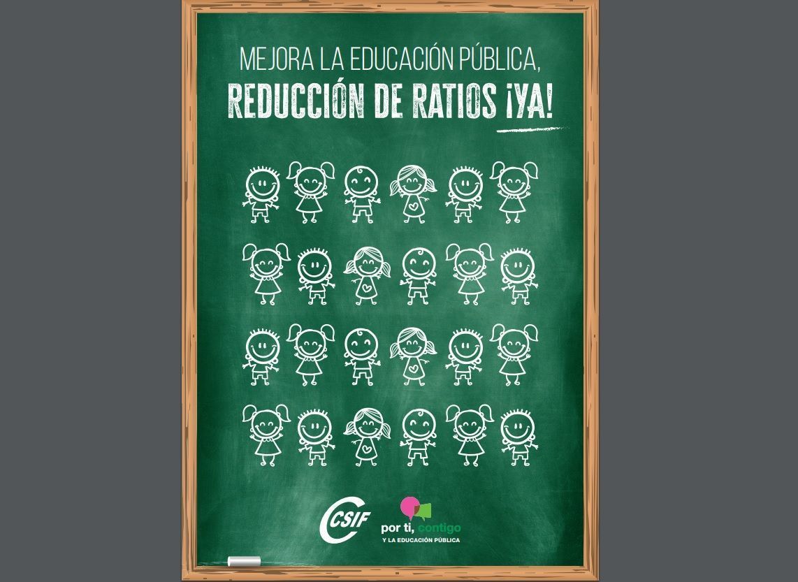 Preocupación por el nuevo curso: Campaña de CSIF para reducir los estudiantes por aula y que la vuelta sea más segura