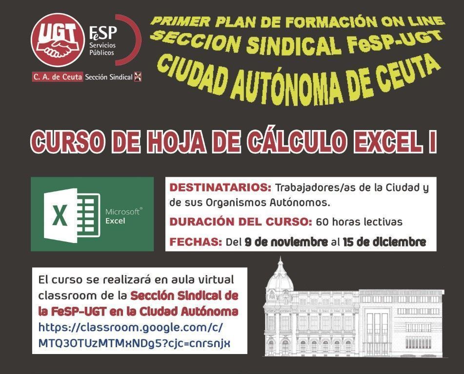 UGT organiza varios cursos de formación online