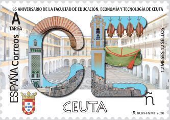 Ceuta es la protagonista del mes de marzo en los sellos de Correos