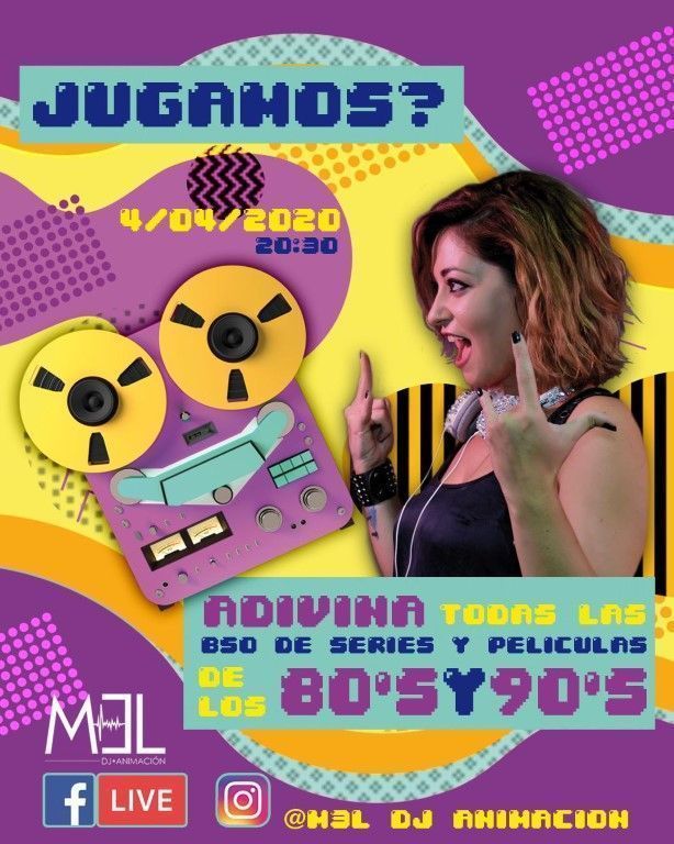 Este sábado juega con Melissa Velasco y adivina todas las BSO que puedas