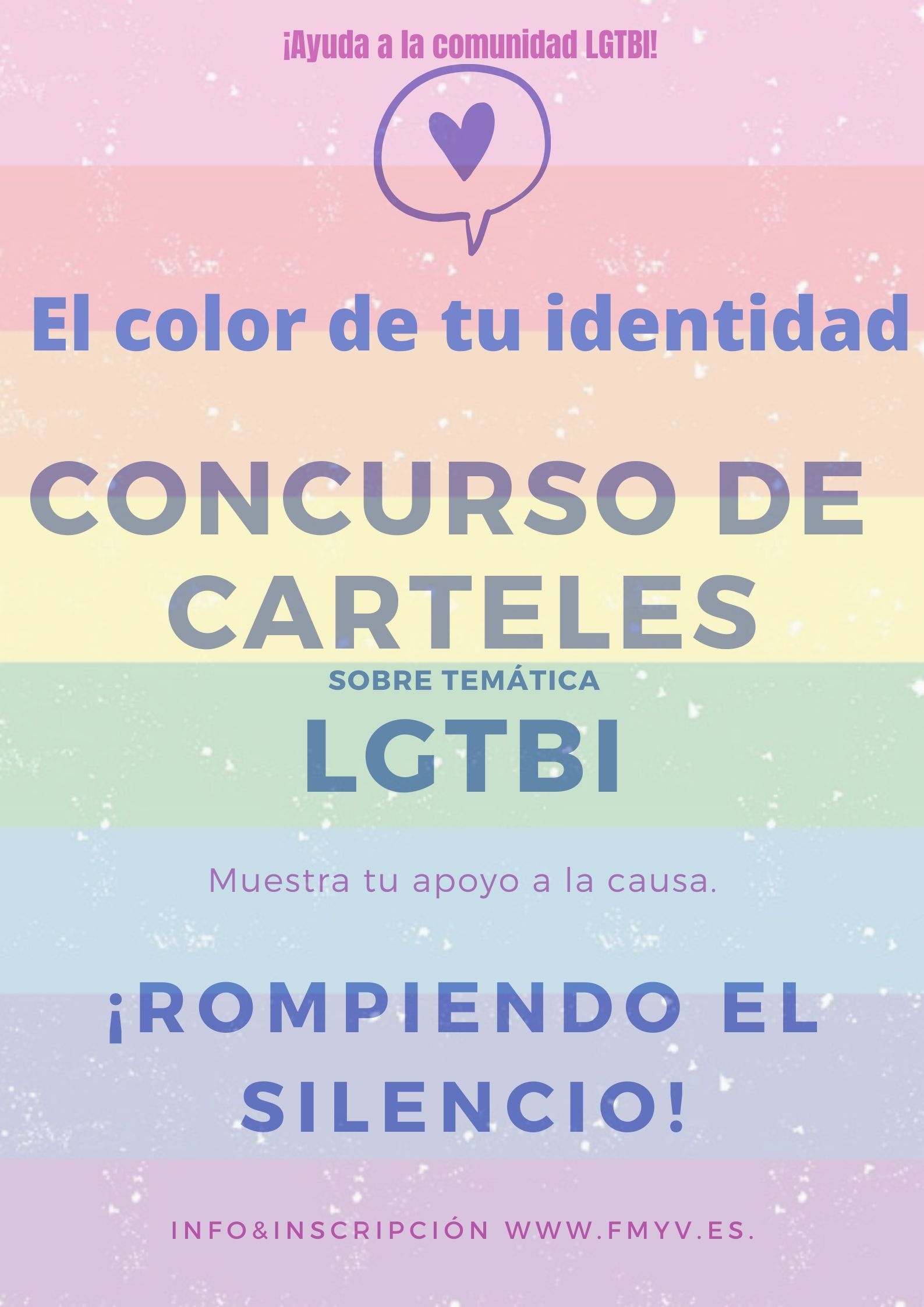 La Fundación Márgenes y Vínculos organiza un concurso de carteles para dar visibilidad al colectivo LGTBI