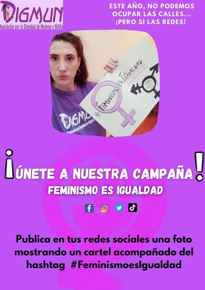 DIGMUN inicia una campaña en las redes sociales por el Día Internacional de la Mujer