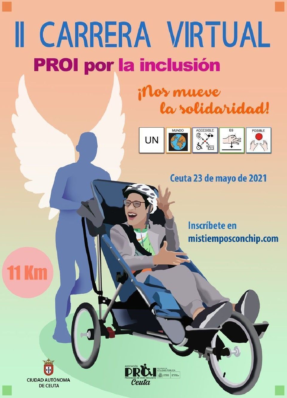 PROI Ceuta pospone la II Carrera Virtual "PROI por la Inclusión" hasta que la situación mejore