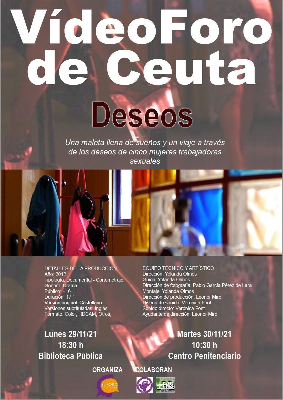 La Biblioteca Pública acoge un videoforum sobre trata y prostitución 