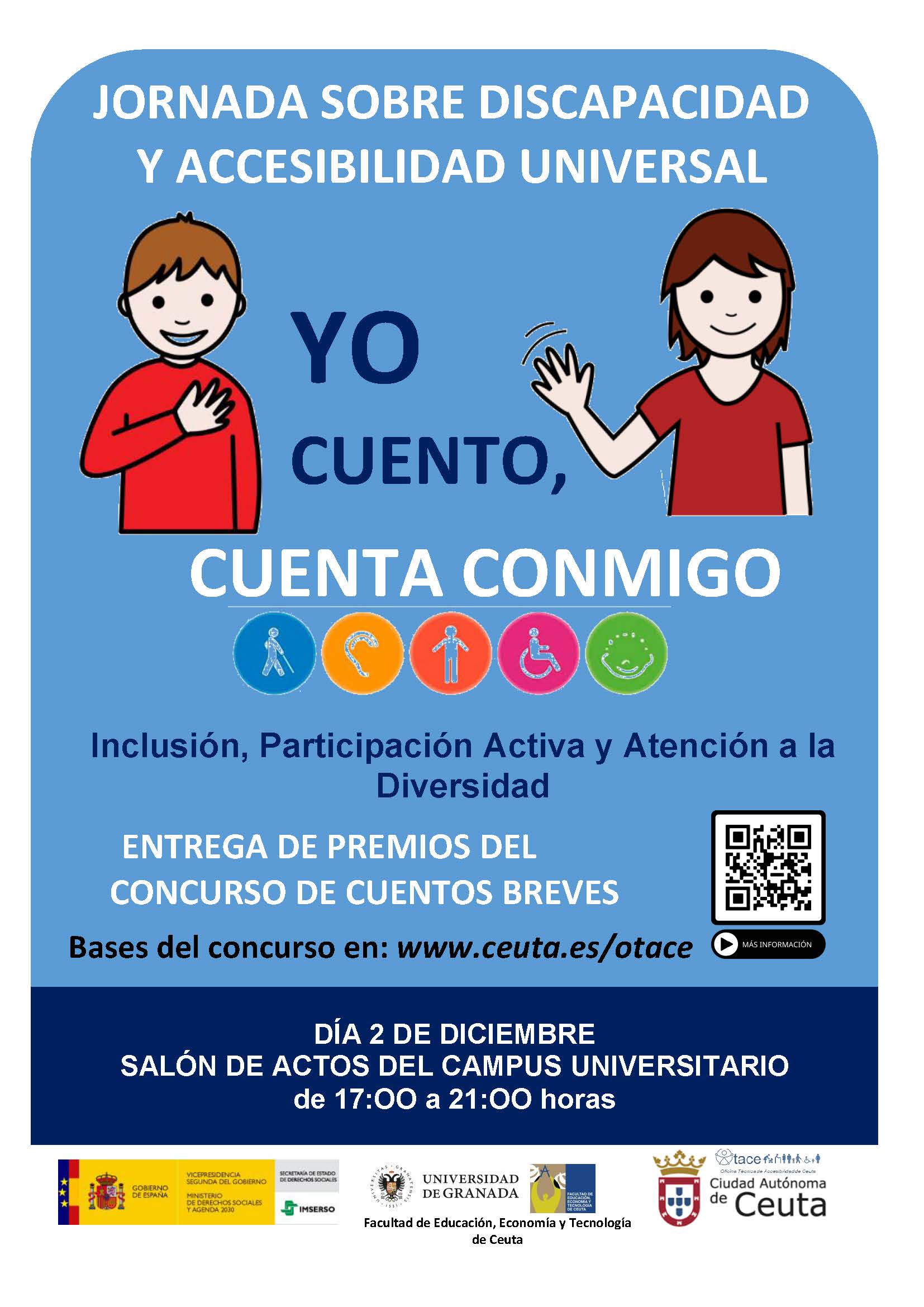 El jueves se celebra una jornada sobre discapacidad y accesibilidad universal
