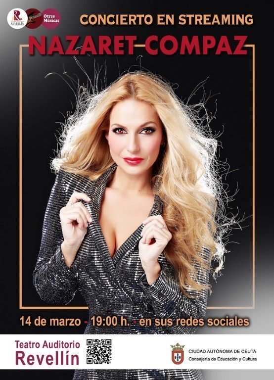 Nazaret Compaz ofrecerá un concierto en streaming desde el Teatro del Revellín