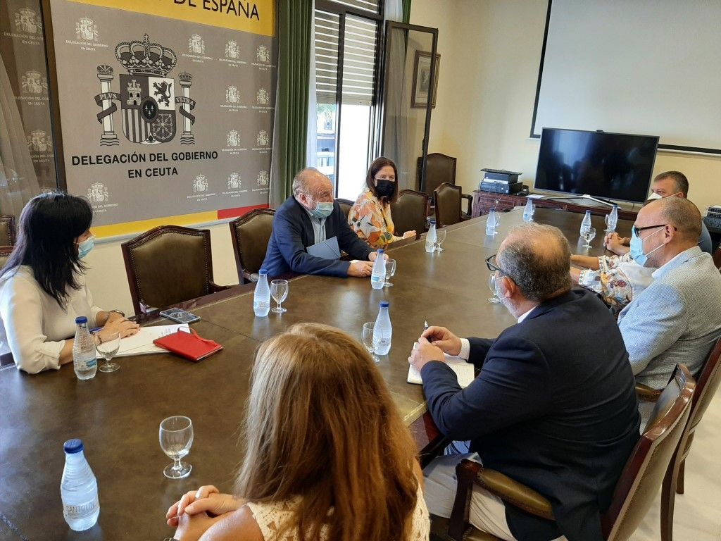 José Manuel Bar Cendón, Director General de Planificación y Gestión Educativa MEFP visita Ceuta