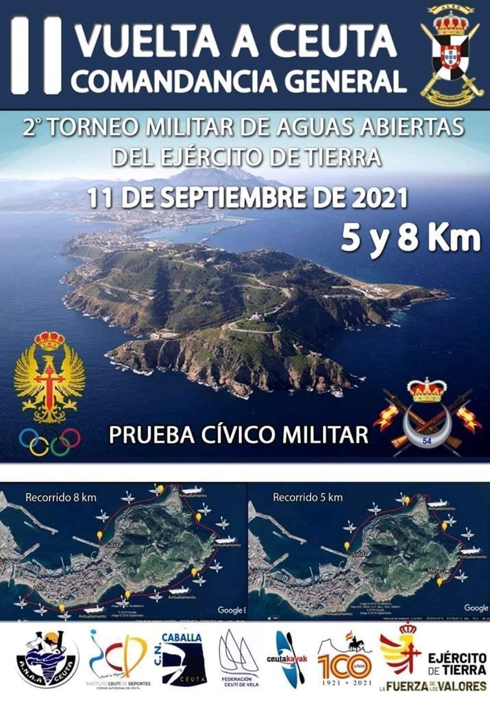 La II "Vuelta Ceuta - Comandancia General" a nado se celebrará este sábado