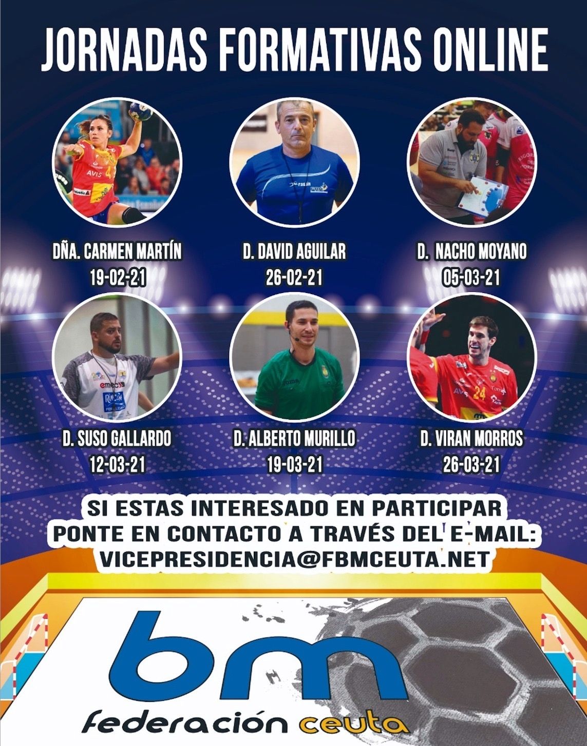 La Federación de Balonmano presenta el calendario de jornadas formativas online