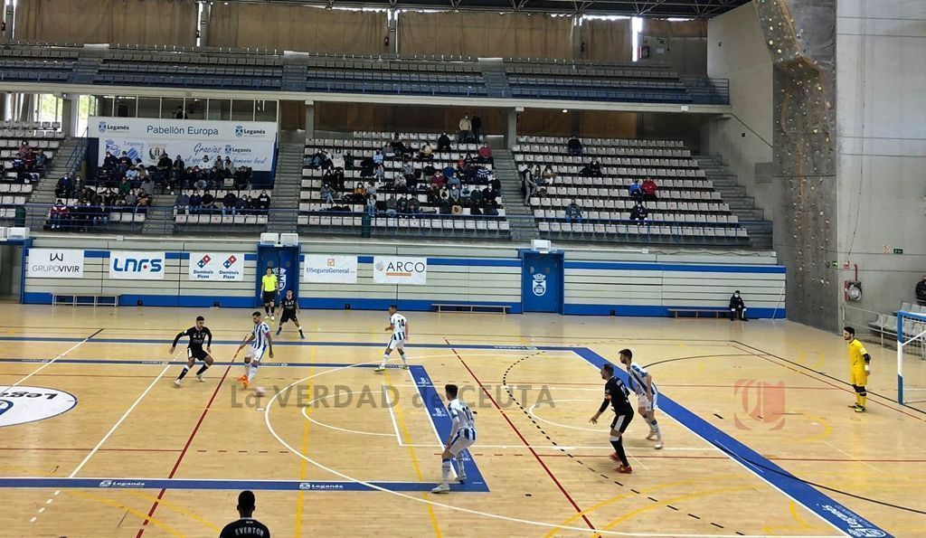 Dura derrota de la UA Ceutí en Leganés (5-2)