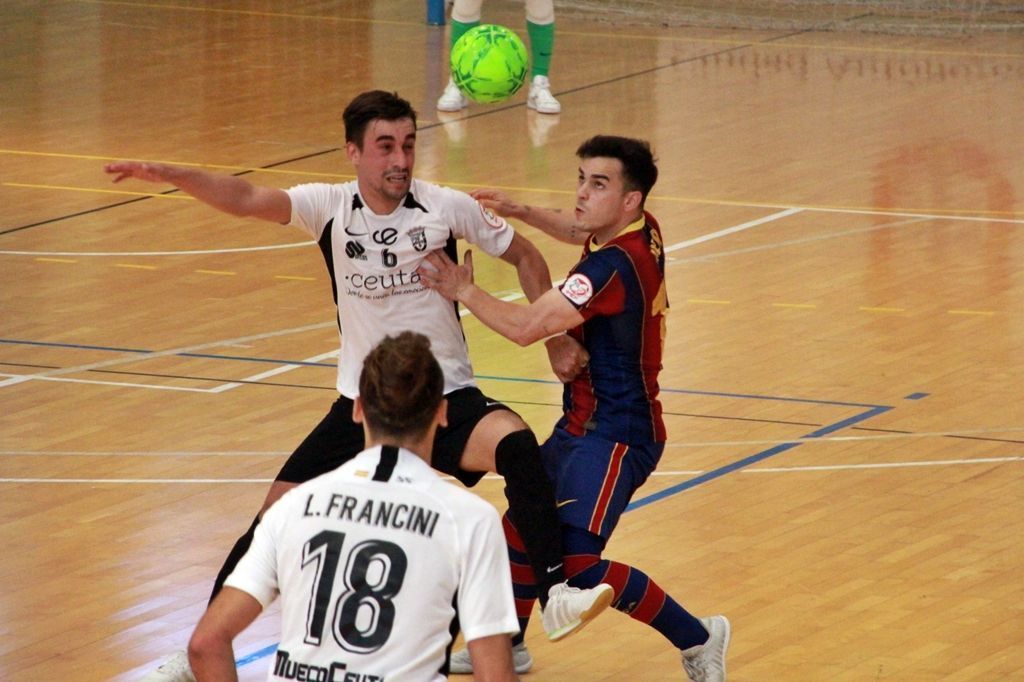 La UA Ceutí cae ante el Barça B y pierde el factor cancha (6-7)