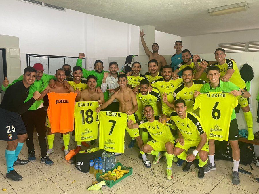 La AD Ceuta vuelve a ganar en Canarias, 1-3  al Mensajero, y se coloca tercero en la tabla