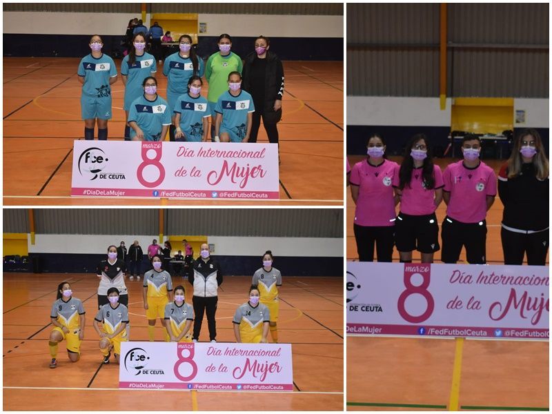 La FFCE conmemora el Día Internacional de la Mujer en la jornada de Liga Femenina de Fútbol Sala