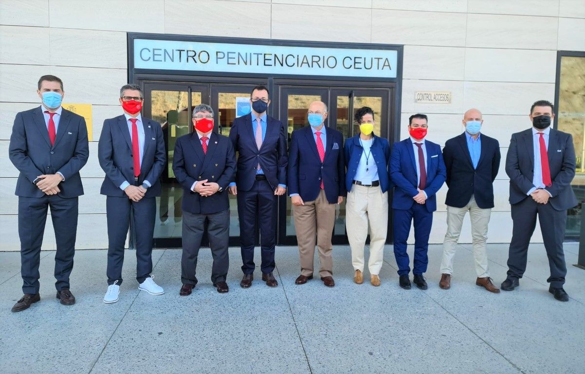 La FFCE visita el Centro Penitenciario de Ceuta