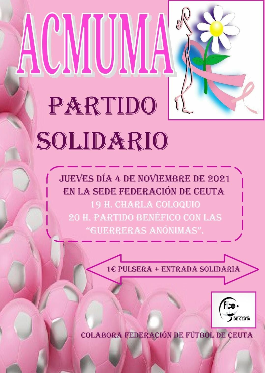 La FFCE colaborará con ACMUMA en su Jornada Solidaria del próximo jueves en la sede federativa