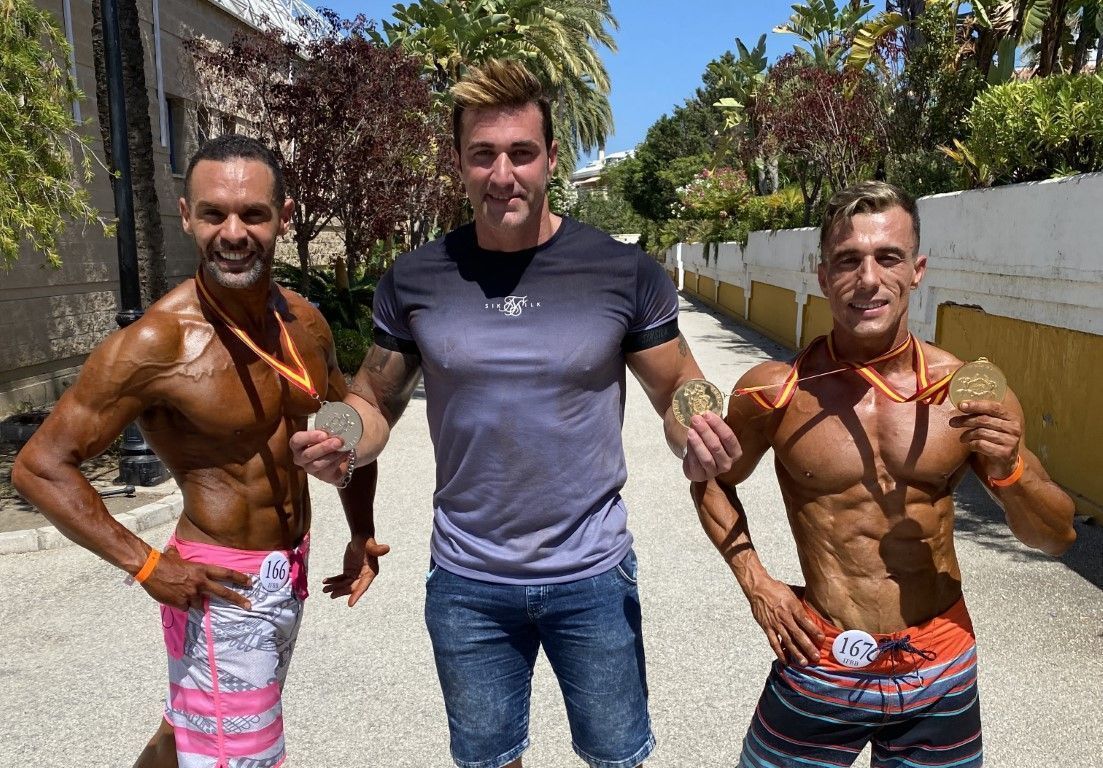 Excelente papel de los fisioculturistas ceutíes en el Campeonato de España