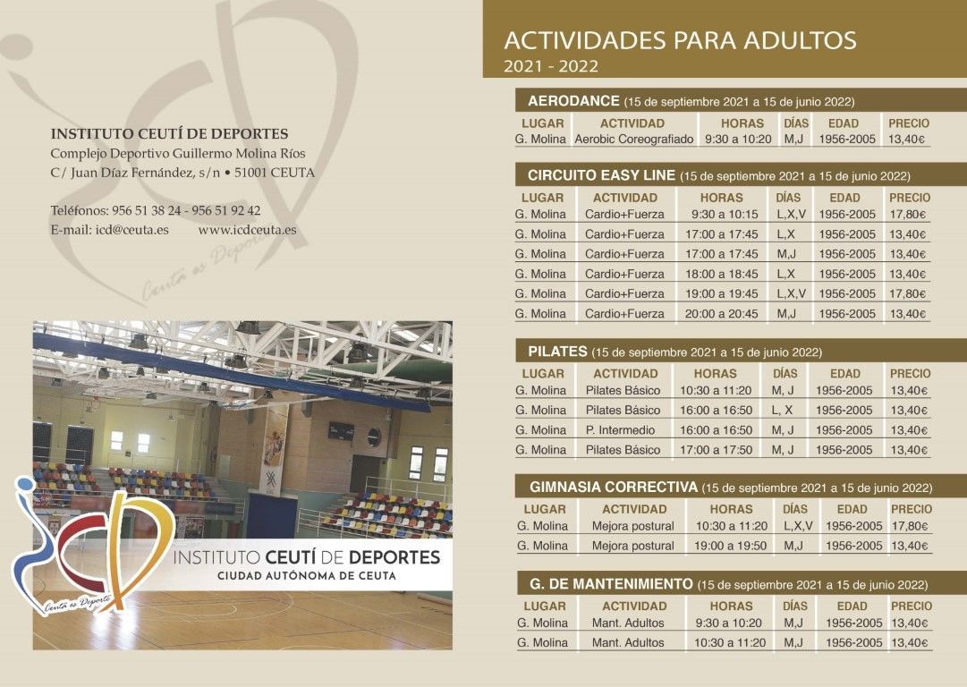 ICD Actividades de adultos Página 1