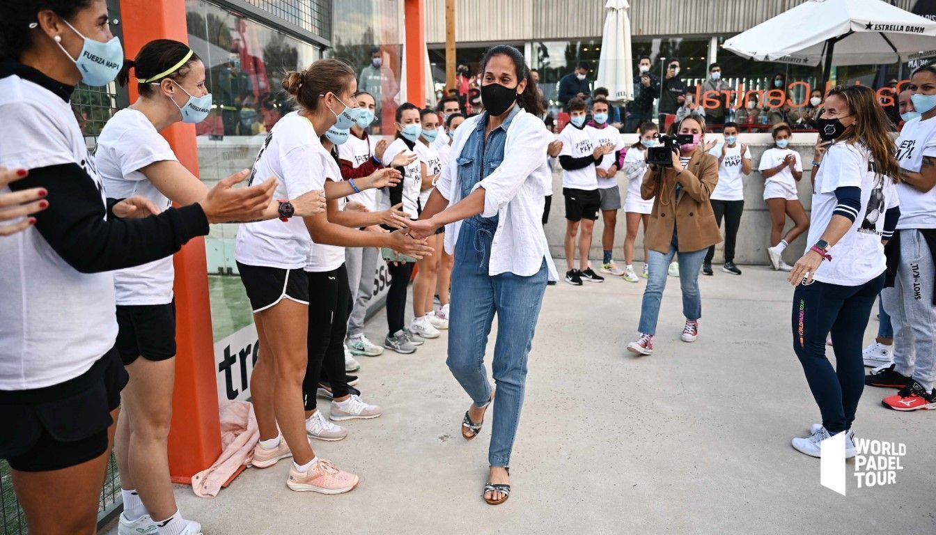 El World Padel Tour homenajea a Mapi Sánchez, tras el anuncio de sufrir esclerosis múltiple