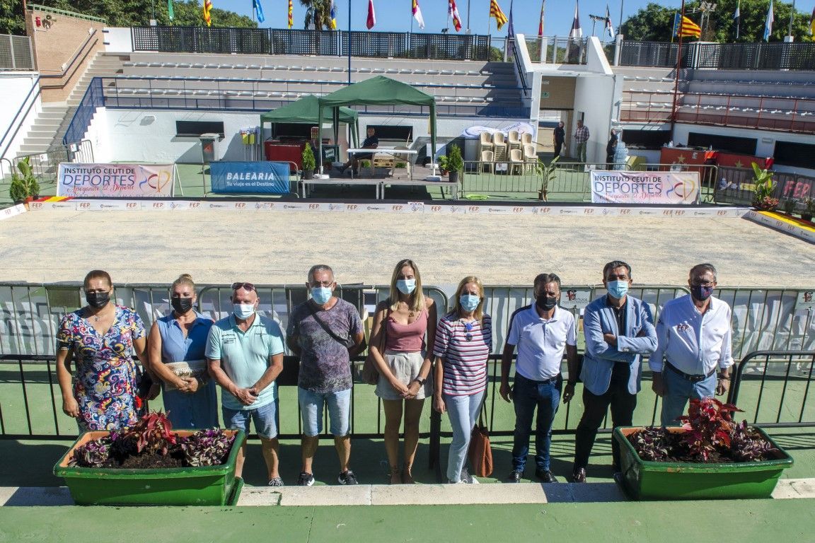 Inaugurado el Campeonato de España de Petanca que se celebra en Ceuta este fin de semana
