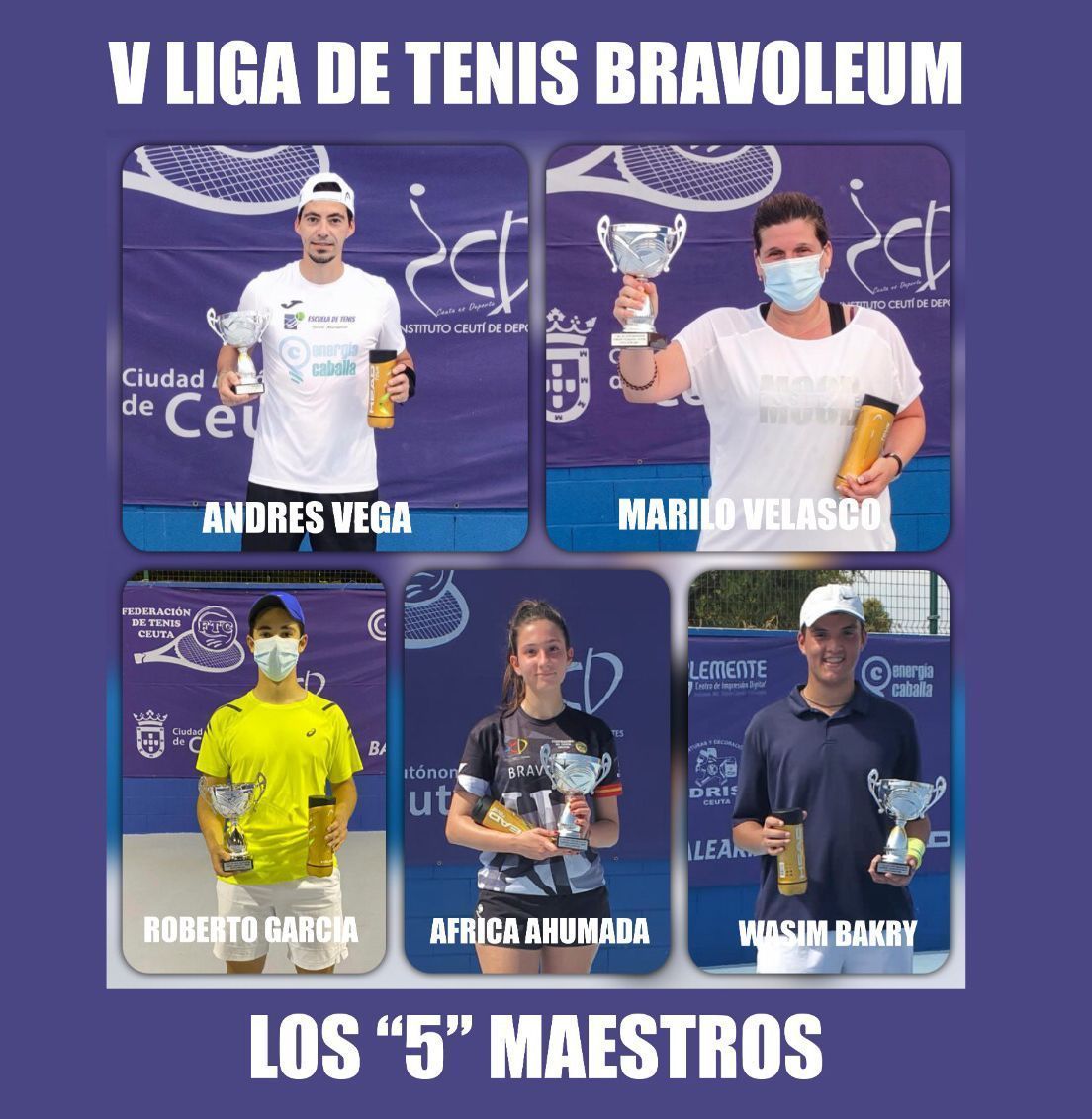 Concluye la V Liga de Tenis