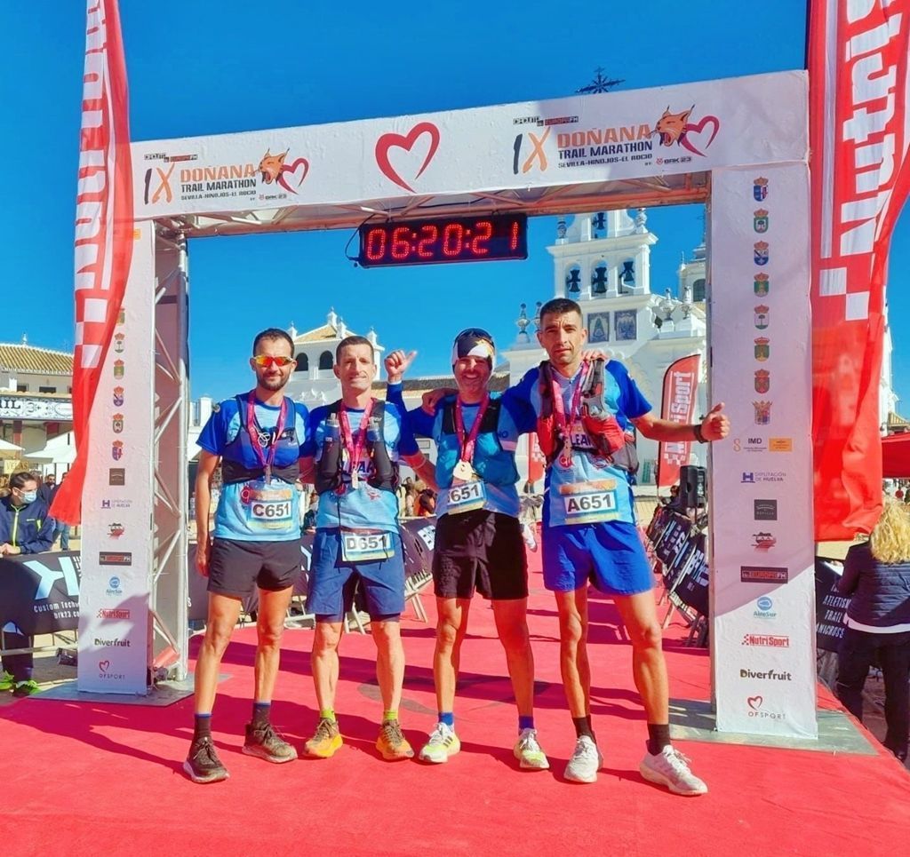 El CD San Urbano campeón por equipos en la IX edición 'Doñana Trail Marathon'