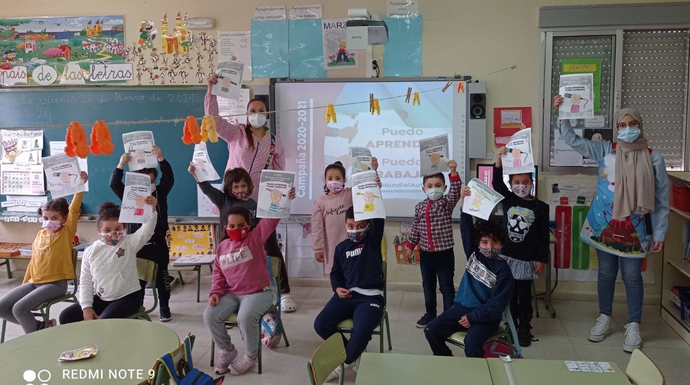 El Colegio Reina Sofía conmemora el Día Mundial de Concienciación del Autismo