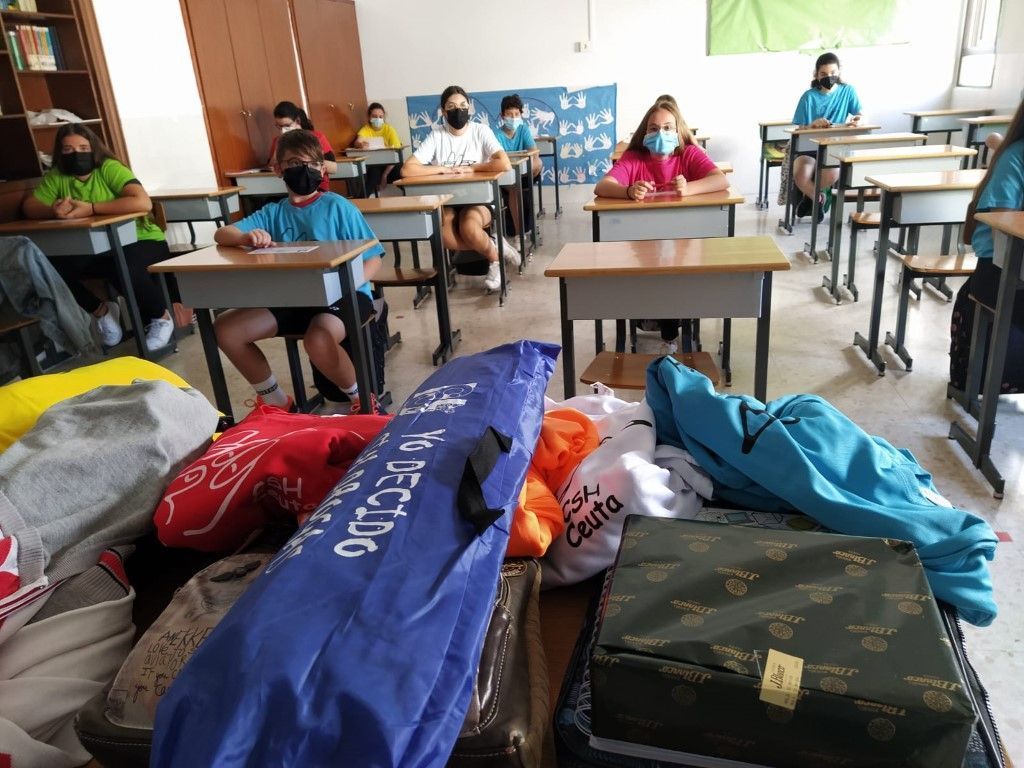 Sanidad pone fin a una nueva edición de ‘Clase sin humo’ entregando el premio al grupo ganador, de ‘La Inmaculada’