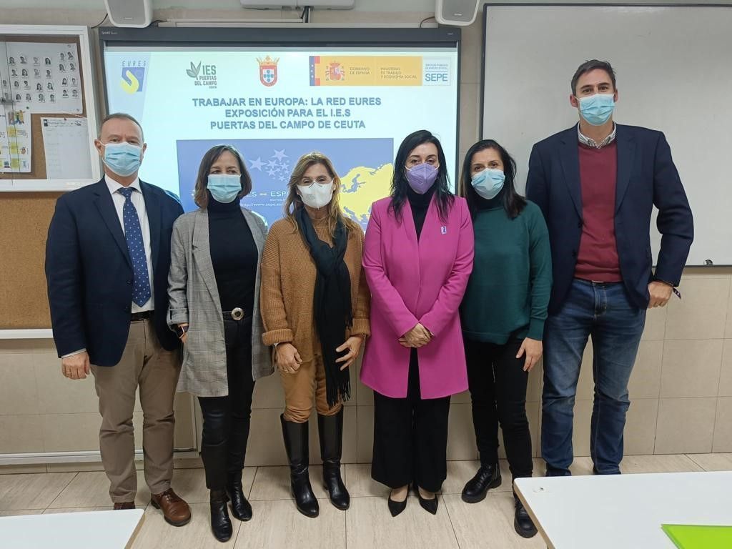 El SEPE ofrece una charla de orientación en el IES Puertas del Campo sobre la red Eures de trabajo en Europa