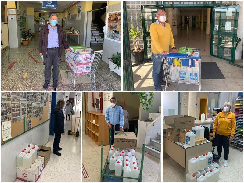 La Ciudad distribuye una nueva remesa de material de protección frente al covid